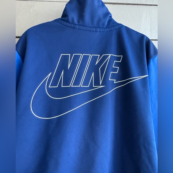 Nike Kids Royal Blue track suit Joggers pants & jacket & pant set size Small 8/9 - Picture 4 of 9